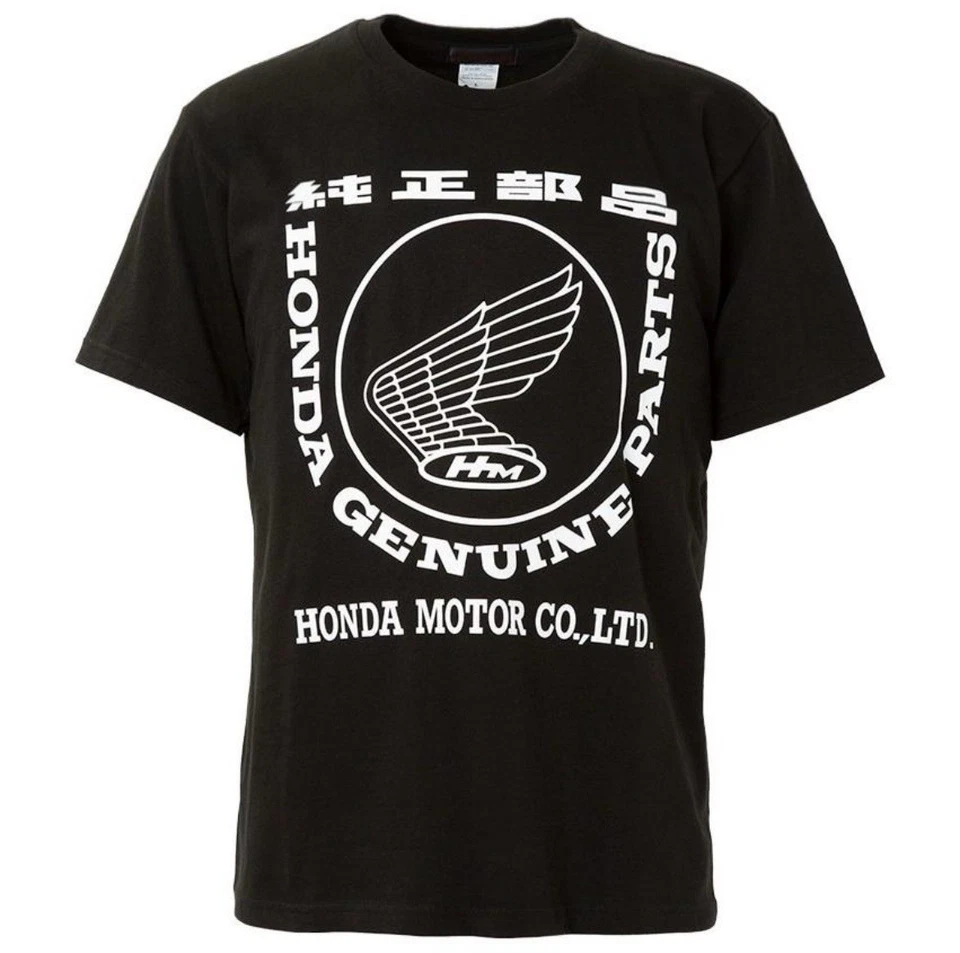 HONDA / PIÈCES D'ORIGINE = T-SHIRT NOIR taille L 純正部品 - Photo 1/4