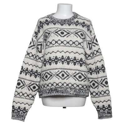 Lindex, Strickpullover, Größe: M, Schwarz/Weiß, Acryl/Polyester/Wolle #Ezp