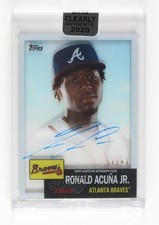 2020 Clearly Authentic 1953 Reimagined 31/99 Ronald Acuna Jr Acuña Auto 5m1