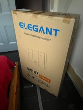 Mirrored bathroom cabinet with back light and shaver socket boxed unopened 