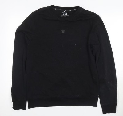 Schwarzer Pullover Sweatshirt Herren UK Größe M TB