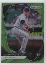 2020 Panini Prizm Tier II Lime Green 28/125 Adrian Morejon #139 Rookie RC 0q0m