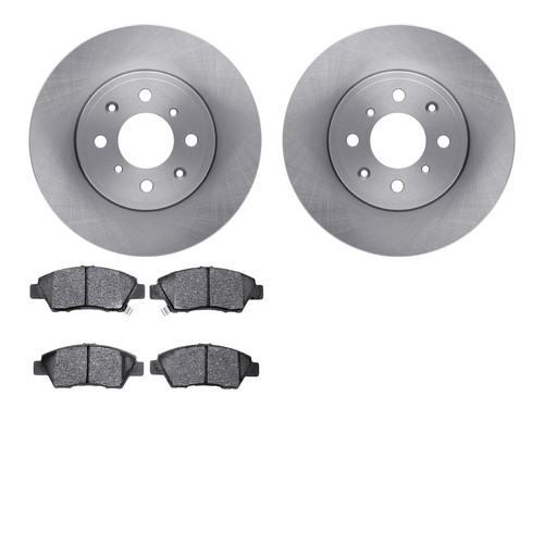 R1 Concepts ELINE Bremsen-Set Für Acura TL 1999-2003 - 4 Gebohrte & Geschlitzte Rotoren + Keramik-Bremsbeläge
