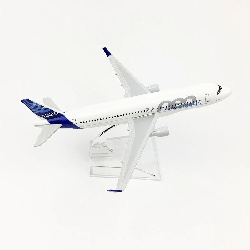 1:400 Modello Aereo in Lega Diecast Collezione Regalo 16cm Airbus A320 Prototipo - Immagine 3 di 4