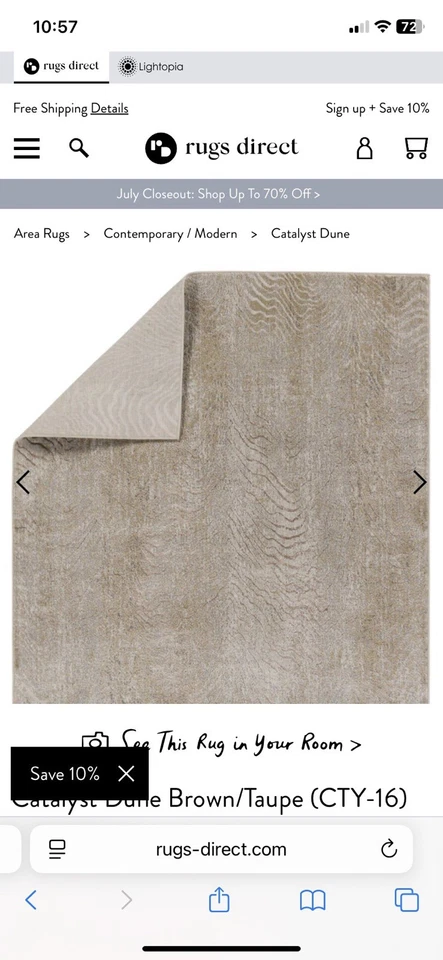 Alfombra Janipur 6’7x9’6 Precioso Patrón Antílope - ESTILO CATALIZADOR - Tostado Foto 2 de 4