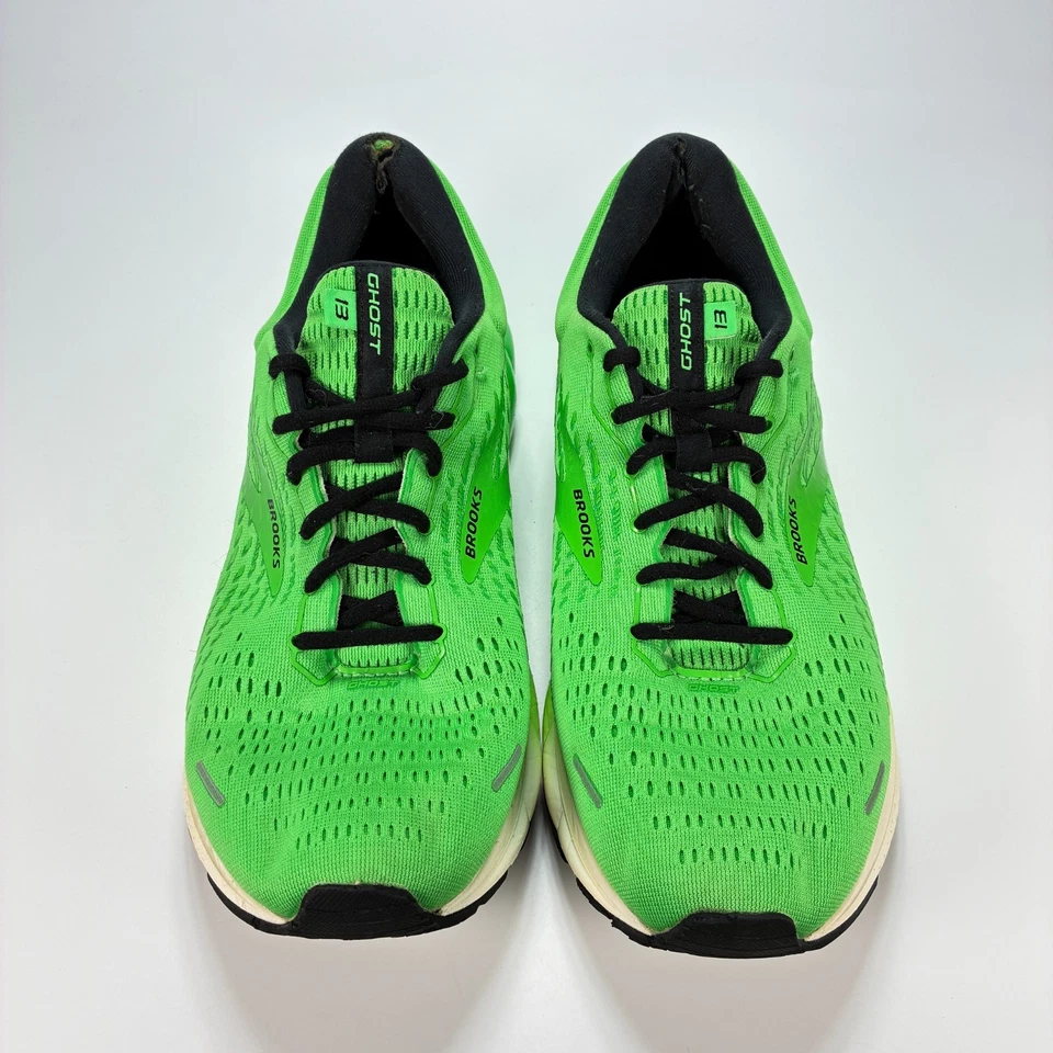 Brooks Ghost 13 Verde Negro Encaje Zapatos para Correr Tenis Atléticos Para Hombre Talla 12 Foto 3 de 4