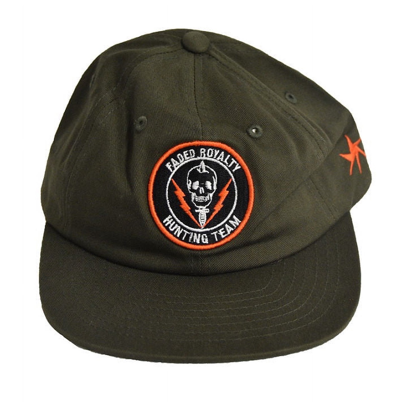 Выцветшая мужская кепка дальнобойщика Королевской крови Охотничьей команды из морских водорослей - Один размер