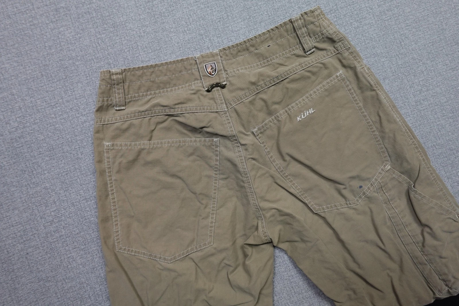 Kuhl Pants Mens 34x30 Brown Relaxed Fit Canvas Hiking Outdoor Casual Work