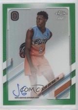 2021-22 Chrome OTE Overtime Elite Green Refractor /75 Jazian Gortman Auto 11t9