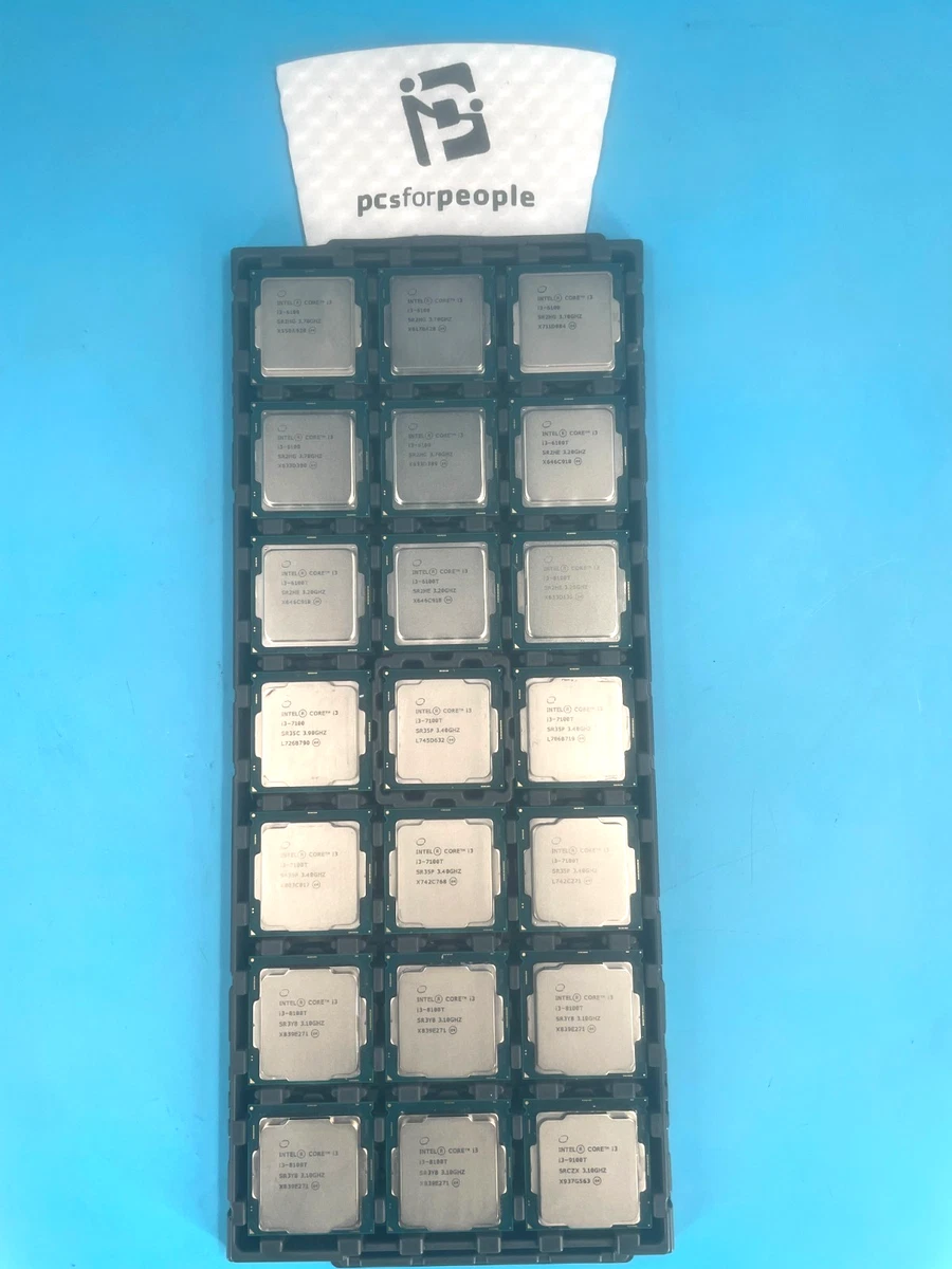 【ジャンク】Intel Core i5 9600 4個➕i3 6100 2個 Intel Core i3-6100 Processor Model Computer Processors (CPUs