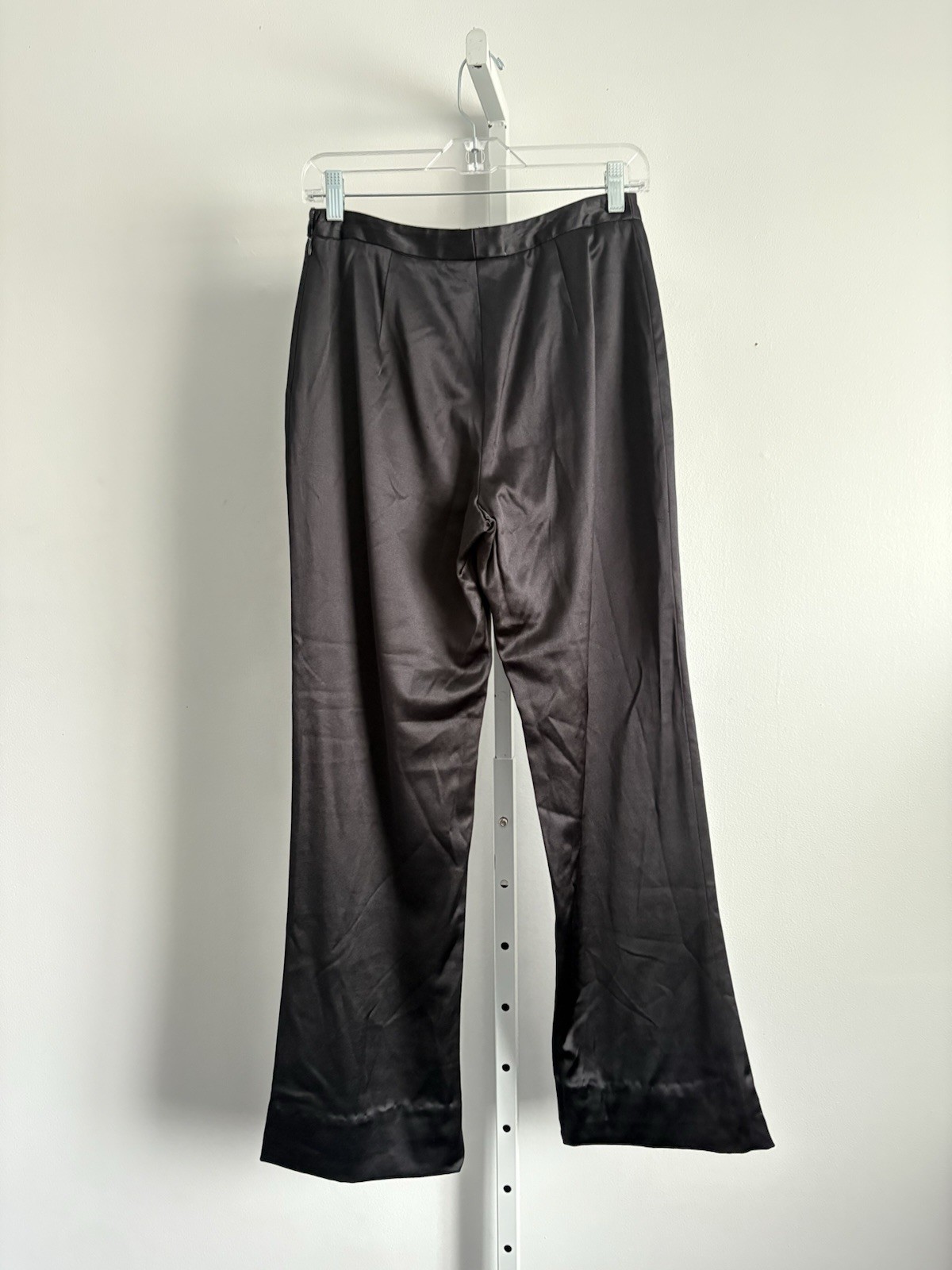 Vtg Giorgio Armani Black Label Wool Silk Trousers Pants Size 44 (US 8-10) Italy