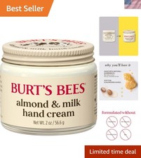 Travel Size Almond Milk Hand Cream 2 Oz - Luxurious Moisturizer with Vitamin E