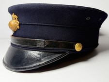 USMC, P1904, ENLISTED, DRESS BLUE, COVER, CAP, HORSTMANN, CONTRACT JUL. 12 1905