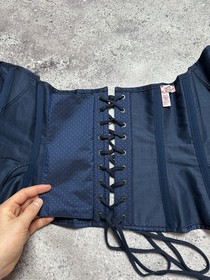 AGENT PROVOCATEUR RARE VINTAGE ICONIC BLUE/PINK TALMA CORSET Size L