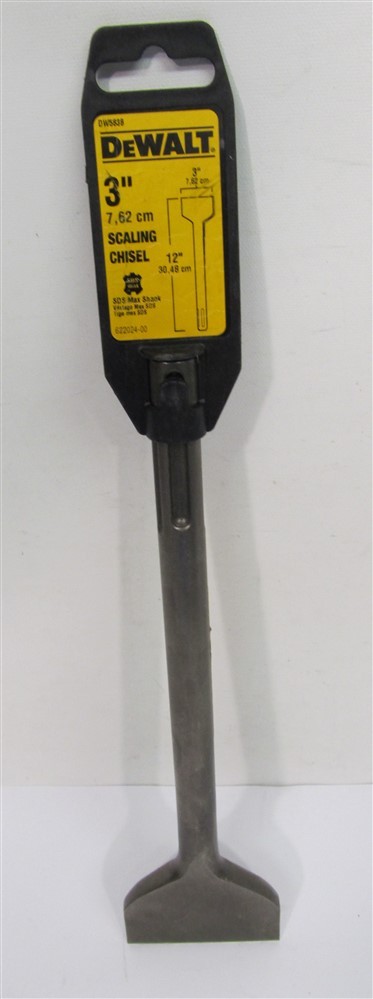 DeWalt DW5838, 3" x 12" Scaling Chisel SDS Max Shank