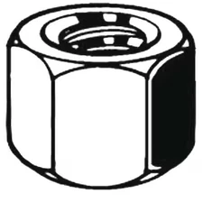 Hex Nut, 3/4"-16, Steel, Grade 8, Black Oxide, 1-1/64 In Ht, 5 Pk,