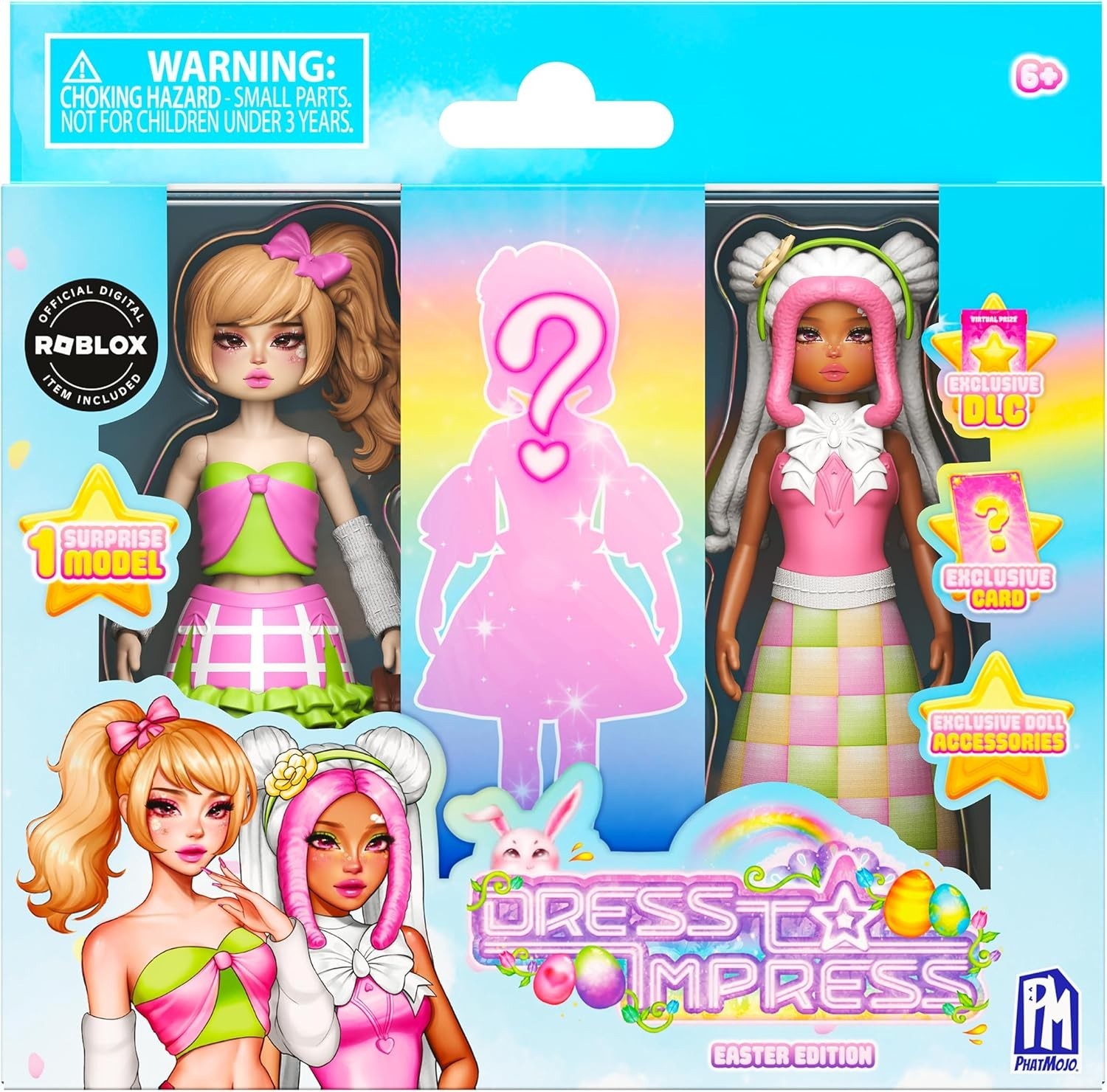 Dress to Impress Mystery Models Easter Edition 3 Pack Roblox w/ DLC Code