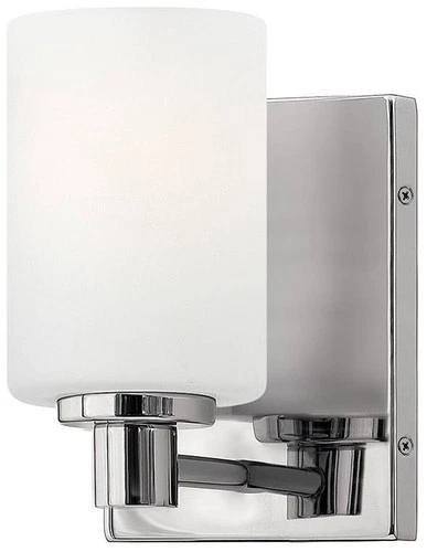 Hinkley Karlie 8 1/4" High Chrome Cylinder Wall Sconce - Picture 2 of 8