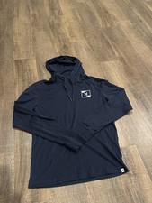 Hurley Men s Navy Blue Hoodie Long Sleeve, Small, Barely Worn