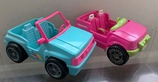 Mattel Barbie 🩵 1999 Pink Jeep Wrangler & 1994 Sports Cruiser jeep vintage 