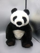 Marks & Spencer Panda Bear Teddy Black White Soft Plush Toy 11" 01204988