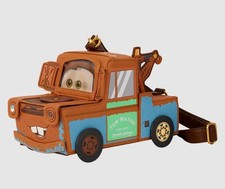 Loungefly Disney Cars Tow Mater Mini Crossbody Bag Brown Blue 25th Anniversary