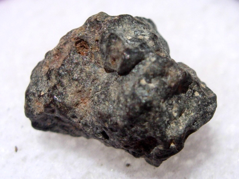 .814 grams NWA 7454 Meteorite - Classified CV3 - as found with COA and info card