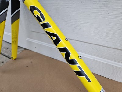 Small 44cm Giant TCR 2 Aluminum Road Bike Frame + Carbon Fork low 