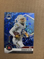Keenan Allen 2021 PANINI MOSAIC NO HUDDLE BLUE PRIZM DISCO #’d 7/75 Chargers
