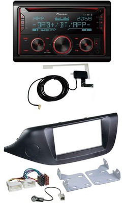 Pioneer 2DIN MP3 DAB USB CD Bluetooth Autoradio für Kia Ceed (ab 12) schwarz
