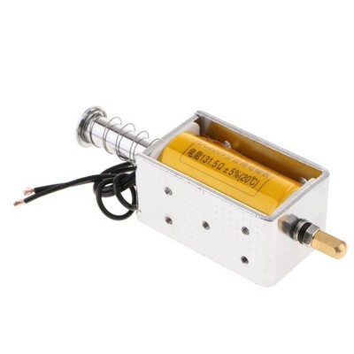 DC 220 V 34,5mm Push-Pull Antrieb Rahmen Typ Elektromagnet Solenoid Elektrische