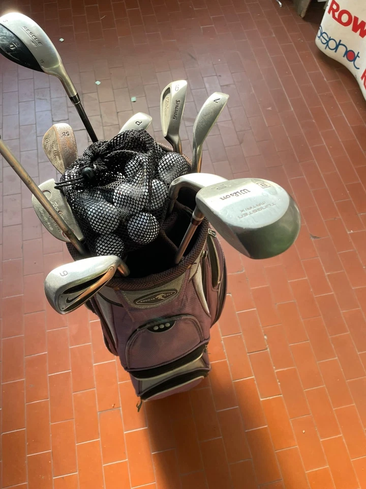 Set completo mazze da golf usate principianti con sacca, palline e accessori - Immagine 3 di 4