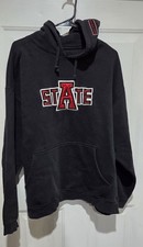 Arkansas State Red Wolves Vtg 90s Black Pullover Hoodie By P2 Proplayer Men 2XL