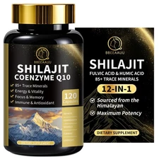 Shilajit for Men with Sea Moss  Ashwagandha,12 in 1 Hima*Layan Shilajit Suppl...