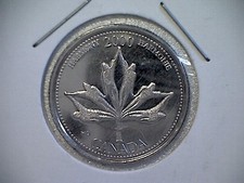 2000 Canada Uncirculated, PL   Harmony  25 Cent Coin