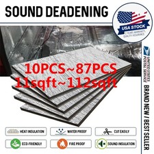 Car Engine Hood Heat Shield Insulation Sound Deadener Noise Mat Deadening Pad