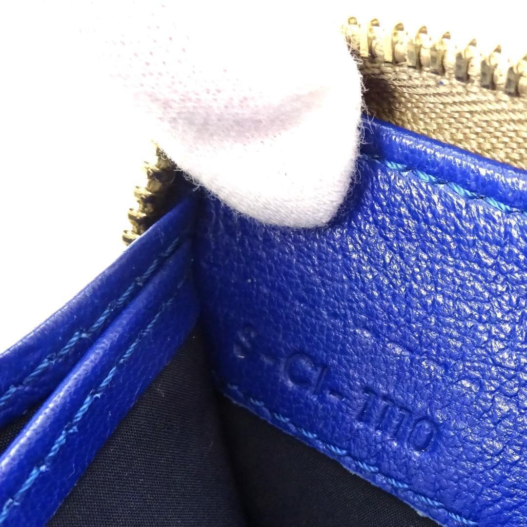 Good Condition Celine Zip Multi Function Round Zi… - image 9