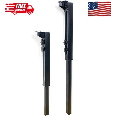Adjustable Folding Table Legs 25-34'', Heavy Duty Metal, Set of 2