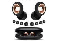 Bluetooth Wireless In-Ear Earbuds with Charging Case - Black Gold