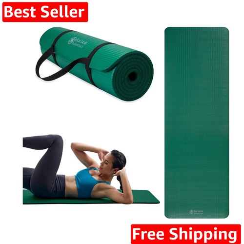 Essentials 2/5" Thick 10mm Yoga & Pilates, Fitness & Exercise Mat with Easy-C... - Picture 1 of 11