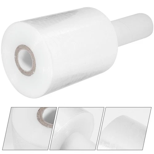 Mini Clear Stretch Wrap Film Stretchable Plastic Moving Wrapping