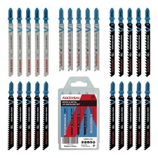 30PCS T-Shank Jigsaw Blades Set for Wood Metal Plastic Cutting Fits Bosch Dewalt