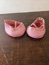 Build-A-Bear Workshop Pink Ballet Flats Sequin Trim Shoes Accessory