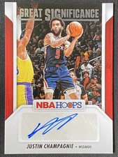 Justin Champagnie 2024-25 Panini Hoops Great SIGnificance Auto #GS-JCW