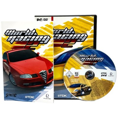 World Racing 2 PC DVD Synetic TDK USK3+ gereinigte Hülle Handbuch