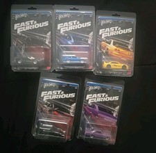 Hot Wheels Fast And Furious Racing Series 2024 Complete Set of 5 With Cases