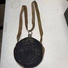 Original Civil War Model 1858 Bullseye Canteen w/Blue Cover & Strap