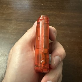 OEM Sega Dreamcast VMU Memory Unit - HKT-7000 - Clear Red - New Batteries!