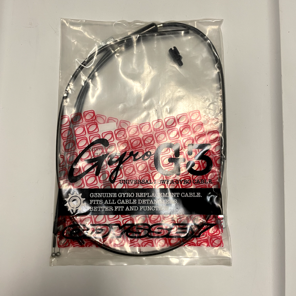 Câble De Gyroscope Inférieur Universel Odyssey B-153-BK - Pour Détendeur De Guidon De BMX/VTT, Noir