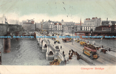 R353231 Glasgow Bridge J M Co Go E Caledonia Serie Nr 186 1904